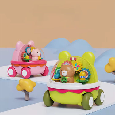 FRICTION CUTE CAR CARTOON BEAR TOY